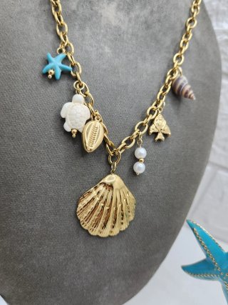 Conjunto Acero Quirúrgico Chapado Oro