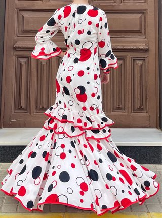 Traje de Flamenca Lunares Talla 38-40