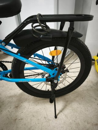 Bicicleta Infantil 20 Azul y Blanca
