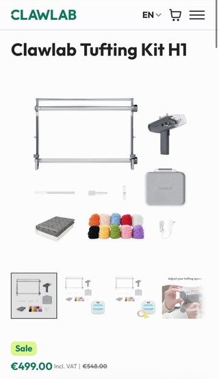 Pistola de Tufting Clawlab