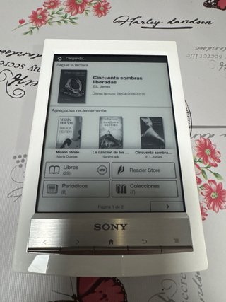 Libro electrónico Sony PRS T1 Blanco