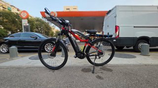 Bicicleta Eléctrica Haibike Roja