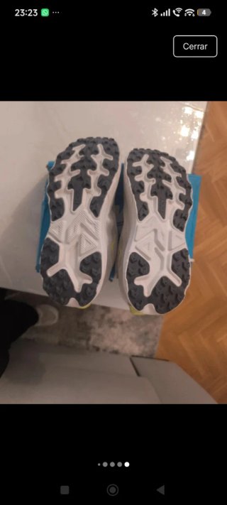 Zapatillas Hoka Nuevas Blancas y Amarillas