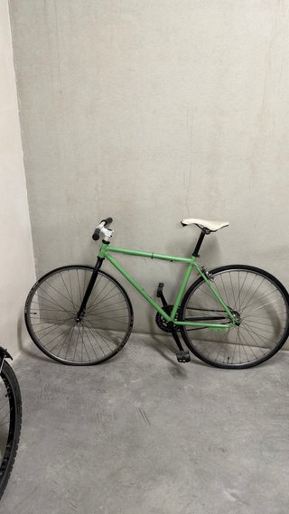 Bici Fixie Verde