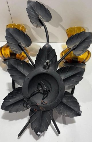 Lámparas de pared florales  25 e una