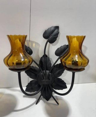 Lámparas de pared florales  25 e una