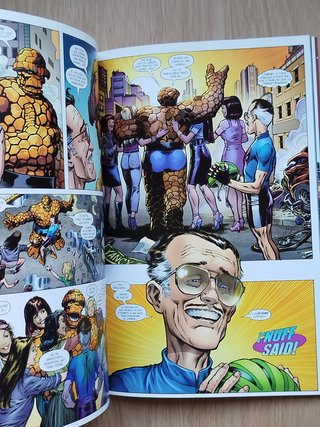 Cómic Stan lee Visita el Universo Marvel