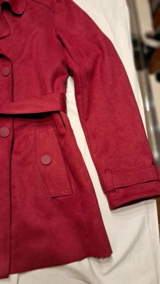 Parka antelina granate