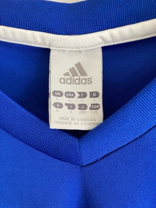 Camiseta Adidas Hombre Azul Talla L