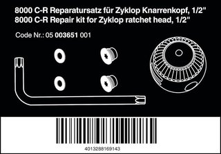 Kit Reparación Carraca Wera 8000 C-R