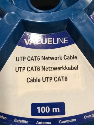 Cable UTP CAT6 VALUELINE 100m