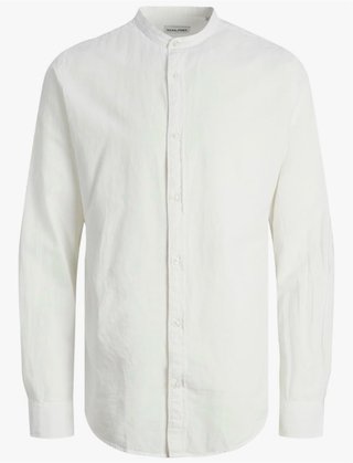 Camisa Jack & Jones Hilo Blanca Talla S