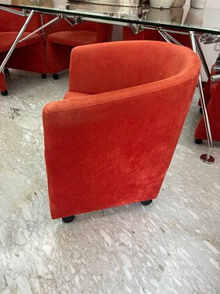 Conjunto Mesa comedor cristal 200x100 y sillas