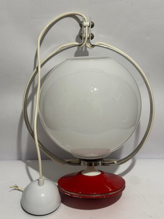 Lampadario vintage anni 70 space age