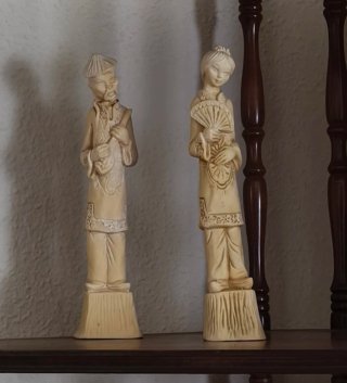 Figuras Chinas Decorativas Pareja