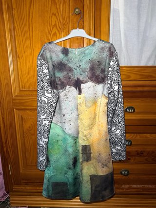 Vestido estampado multicolor