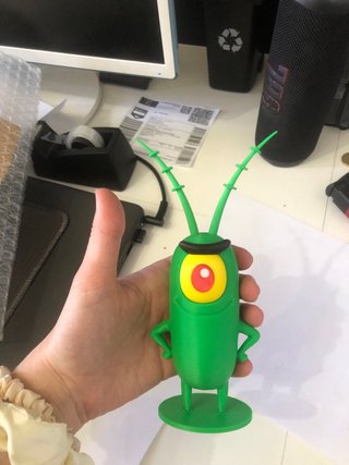Statuetta Plankton 3D
