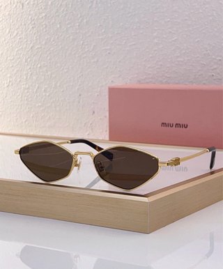 Gafas de sol Miu Miu Diamante Doradas