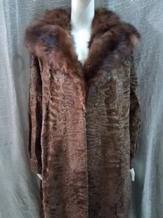 Cappotto donna vera pelle taglia 46-48