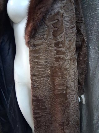Cappotto donna vera pelle taglia 46-48