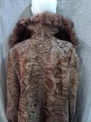 Cappotto donna vera pelle taglia 46-48