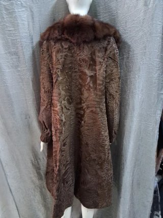 Cappotto donna vera pelle taglia 46-48