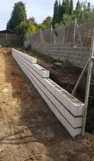 Muros de bloques de hormigón