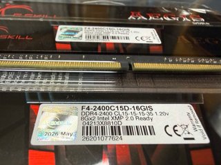 RAM G.Skill Aegis DDR4 16Gb NOVO de 2026.