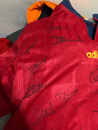 Camiseta España Adidas 1994 Firmada