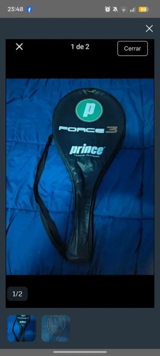 Raqueta Prince force3 de titanio y Gráfito,adulto