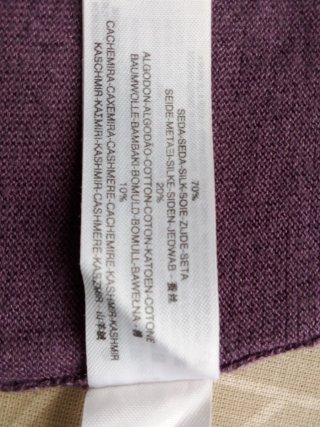 Massimo Dutti seda y cachemir NUEVO