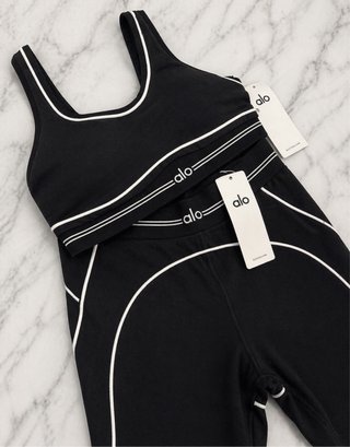Completo Alo Yoga Nero XS Nuovo