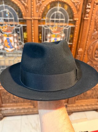 Sombrero Fedora Albero Valencia Talla 59 Fieltro