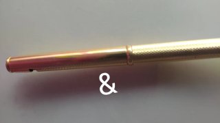 Roller Parker Laminata Oro cm 13x0,7