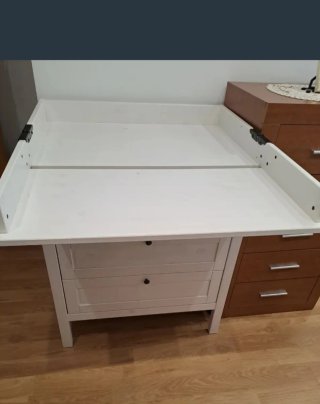 Cómoda cambiador SUNDVIK blanca