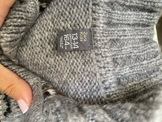 Jersey Zara Gris Multicolor