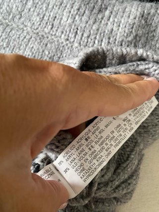 Jersey Zara Gris Multicolor