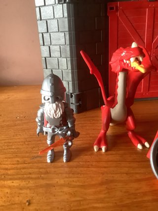 Lote Playmobil Medieval Rojo