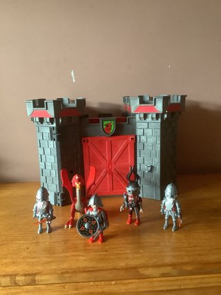 Lote Playmobil Medieval Rojo