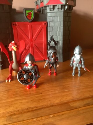 Lote Playmobil Medieval Rojo