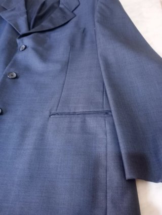 Giacca sartoriale uomo in merinos extra fine