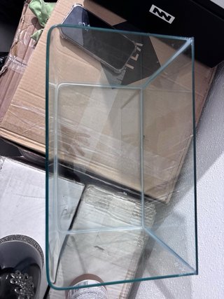 Pecera de cristal sin estrenar