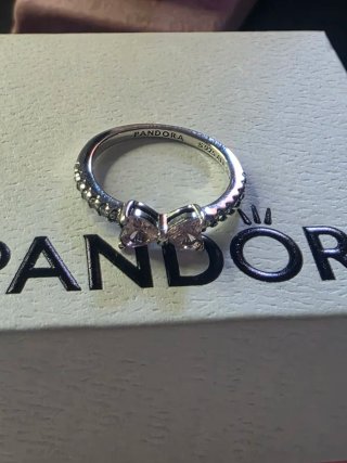 Anillo Pandora s925 colección lazo Rossa talla 16