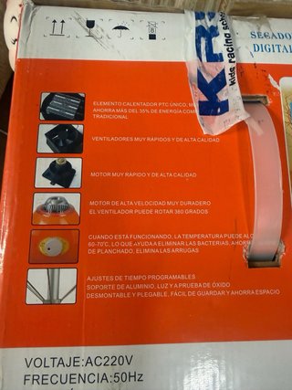 Secadora Portátil Camping Azul