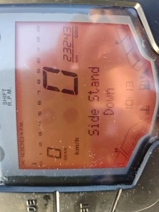 KTM Duke 125 2016 Blanca y negra.