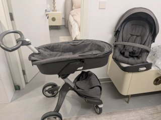 Carrito Stokke Xplory ,capazo cuna