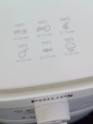 Freidora de aire Philips blanca