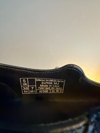 Dr Martens Elphie Piel Virginia Negro