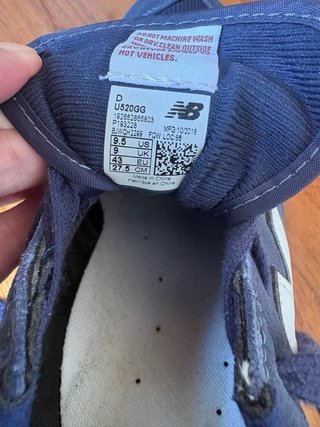New Balance U520 Blu Taglia 43