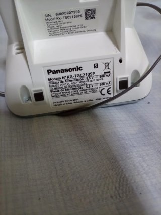 Teléfono Inalámbrico Panasonic Negro/Plata